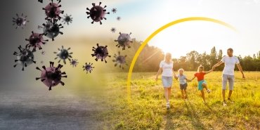 Strong,Immunity,-,Healthy,Family.,Happy,Parents,With,Children,Protected