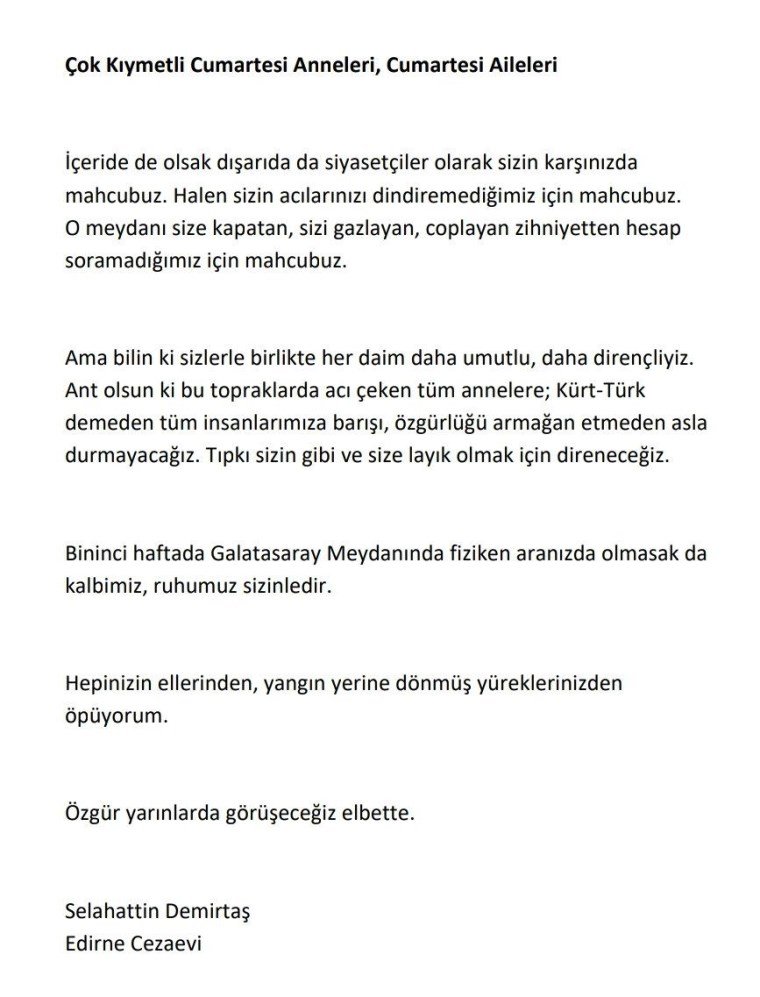 Siyasilerden Destek Mesajları