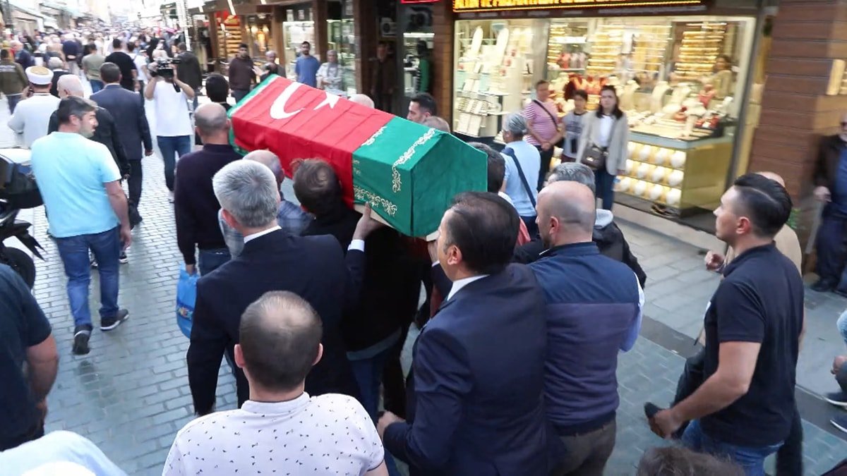 Müdür Oktugan'ın Cenaze Töreni