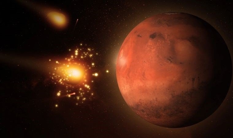 Mars'ta Manganez Oksit Keşfi