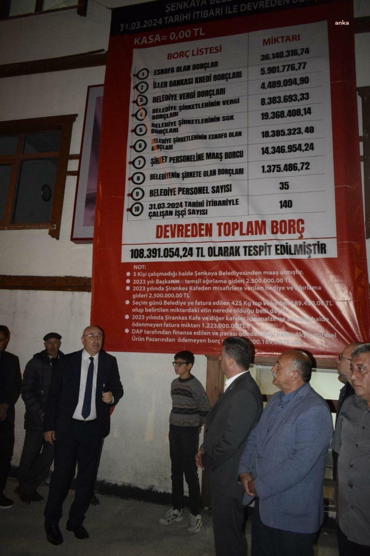 CHP Heyeti Şenkaya Belediyesi'ni Ziyaret Etti