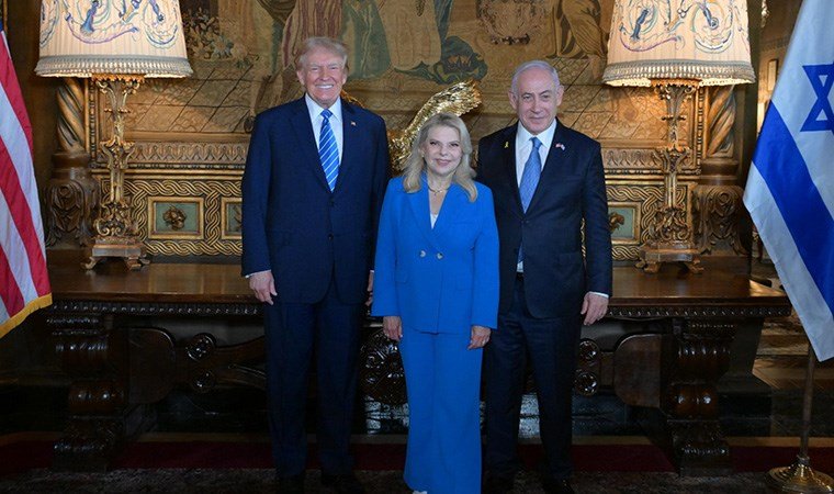 Trump, Netanyahu'yu Florida'da Ağırladı