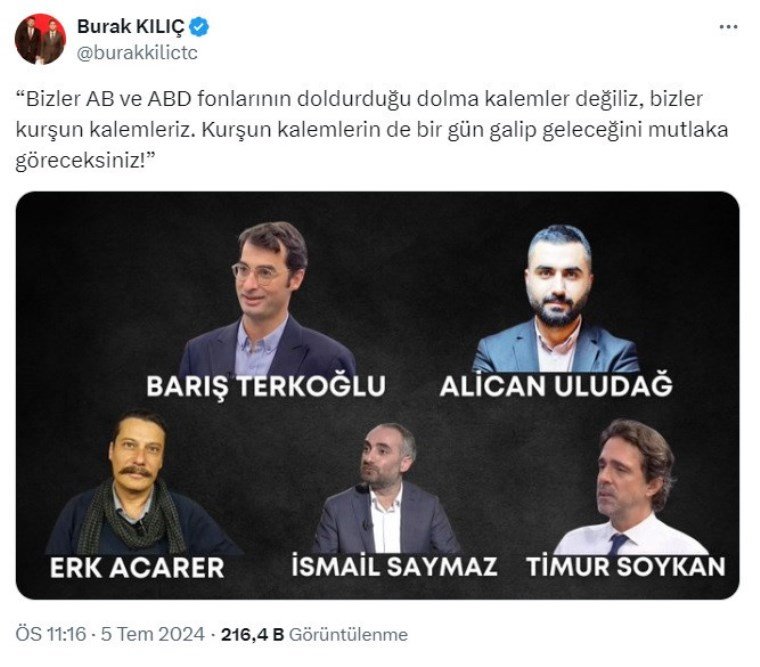 Ülkü Ocakları Genel Başkan Yardımcısı Burak Kılıç Gazetecileri Tehdit Etti