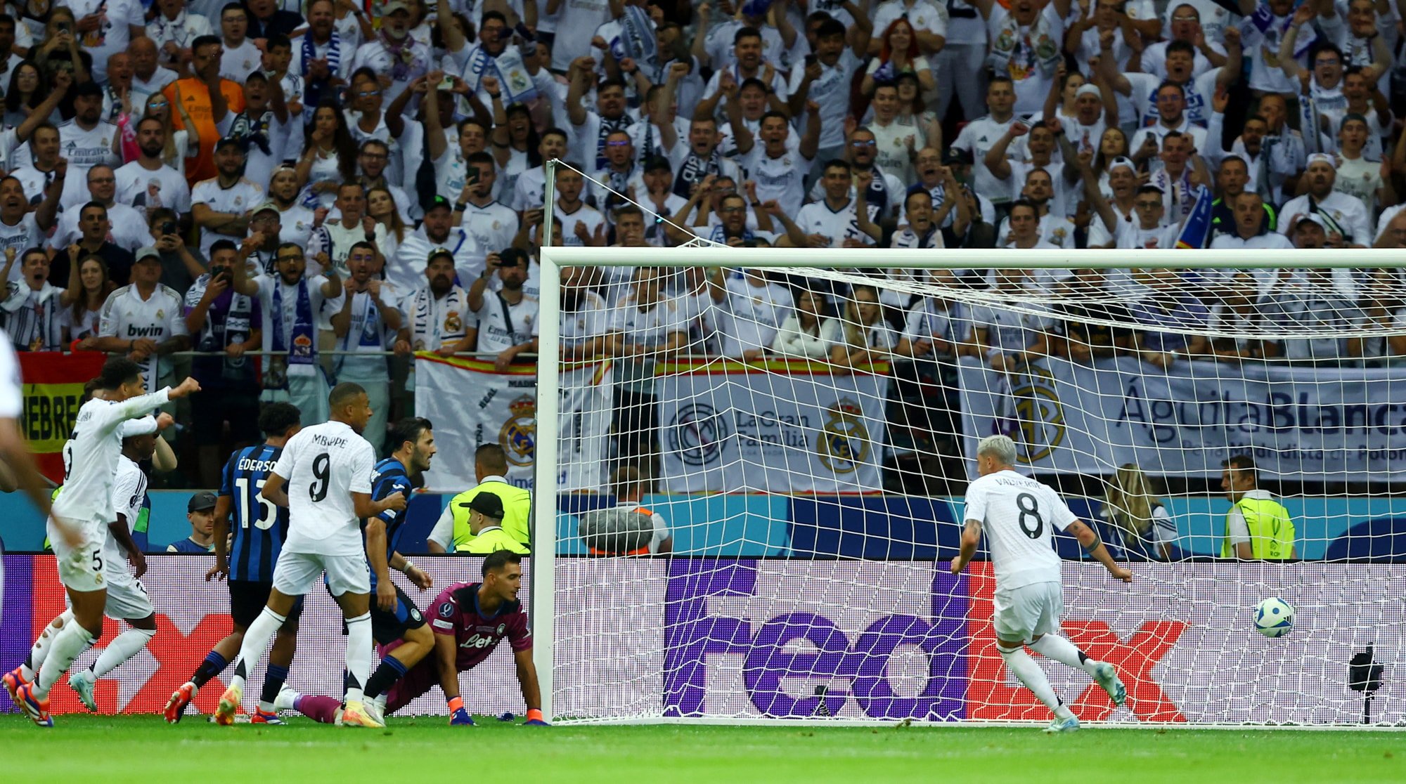 Real Madrid, Atalanta'yı 2-0 Mağlup Ederek 6. UEFA Süper Kupa'yı Kazandı