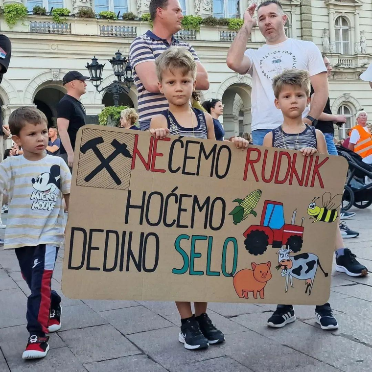 Sırp Halkının Lityum Madenciliği Protestoları