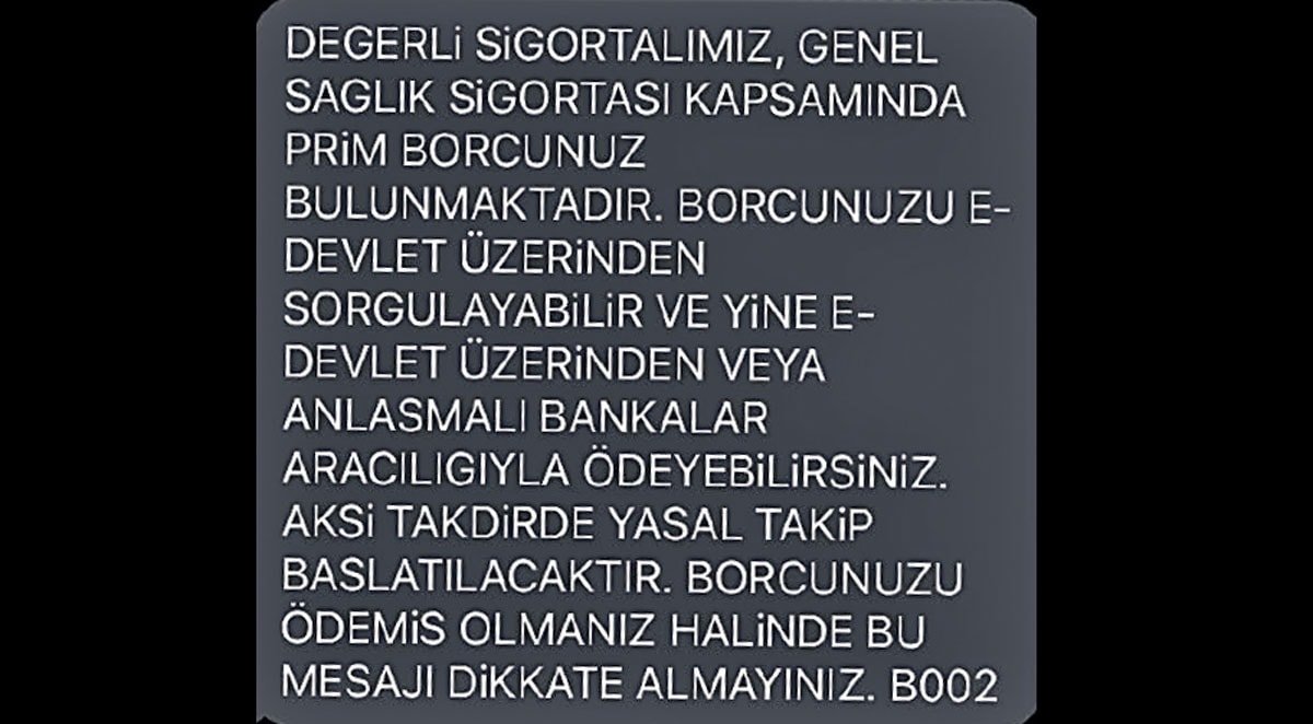 SGK'dan Gelen Mesajlar ve Yasal Takip Süreci