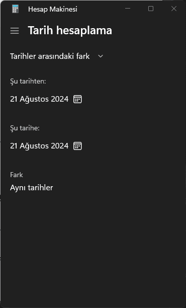 Farklı Birimleri Dönüştürün