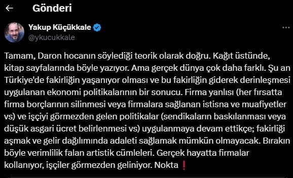 Nobel Ödüllü Acemoğlu'na Prof. Aziz Çelik'ten Sert Eleştiri