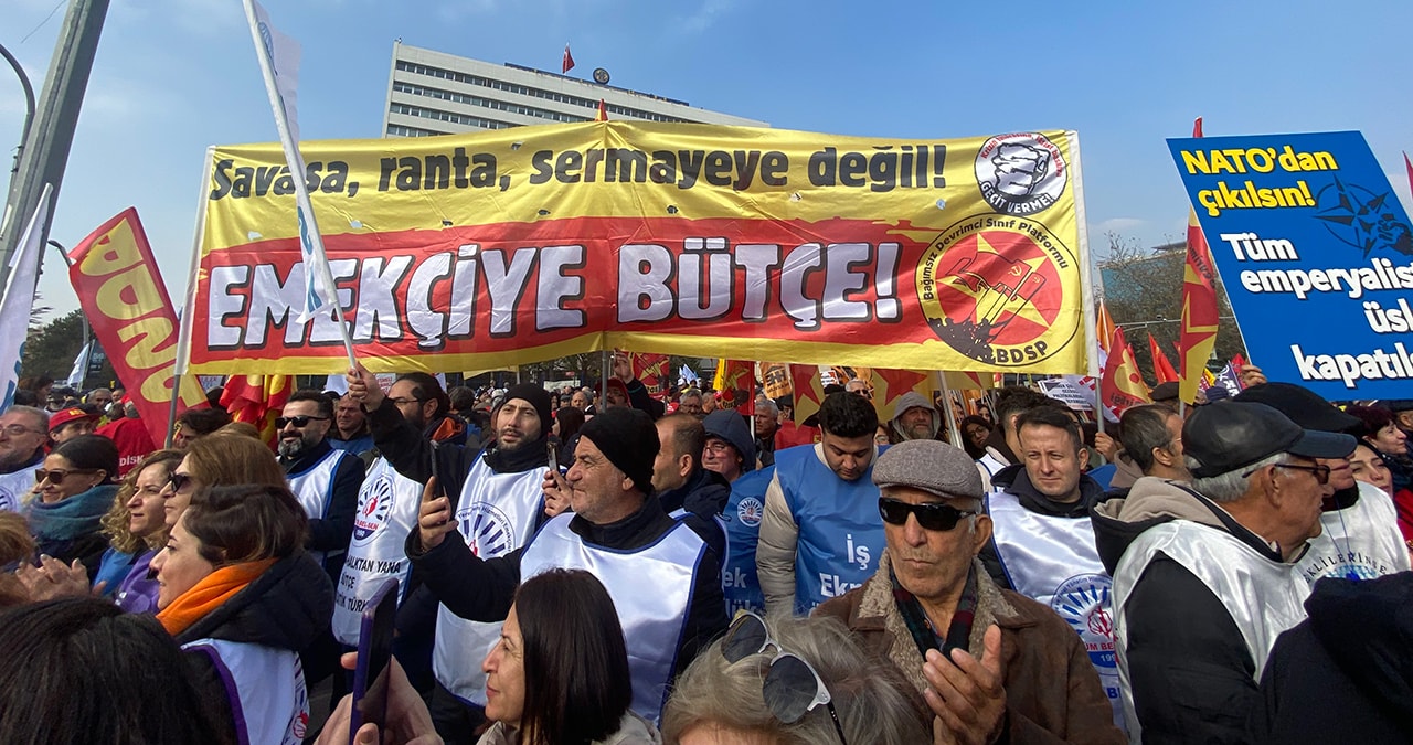 Emekçiler Ankara'da 