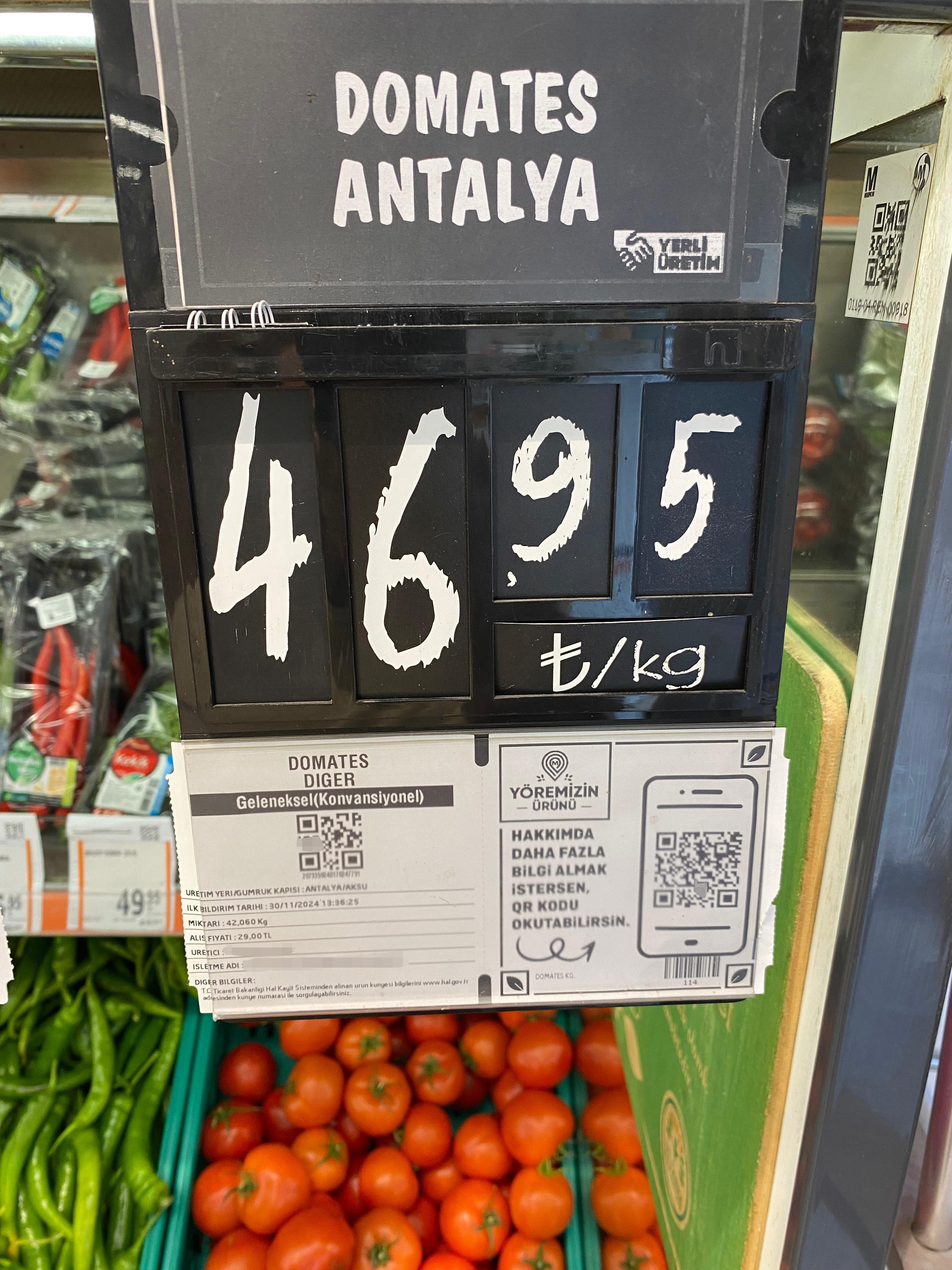 Geçen Yıl 12 Lira Olan Ürün, Bu Yıl 36 Liraya! Seradan Market Fiyatları Yüzde 175 Arttı
