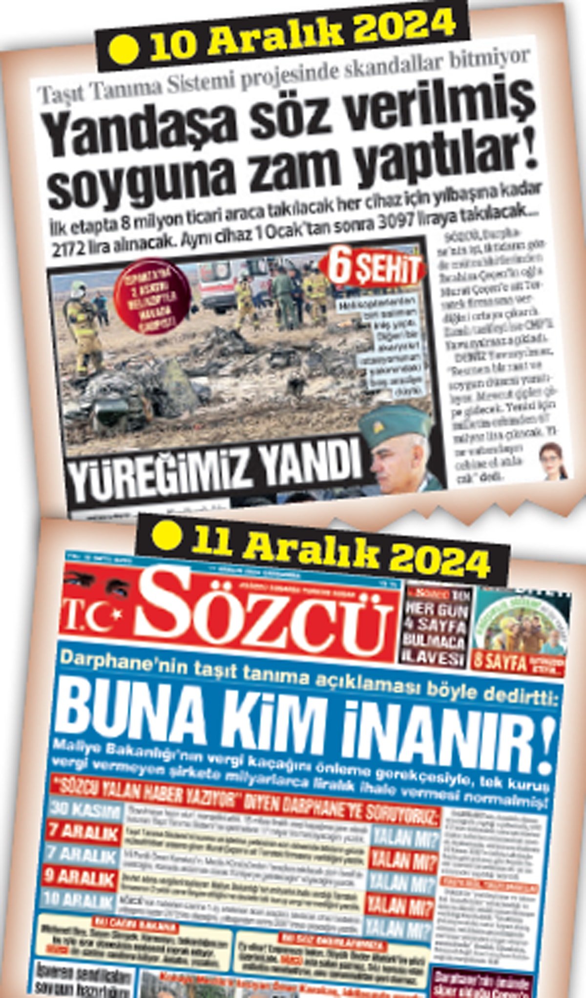 SÖZCÜ'den Önemli Bir Geri Adım: Vurgular Değişti!
