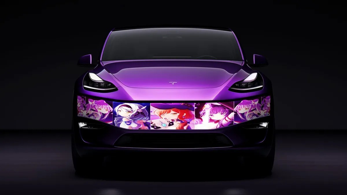 Tesla Model Y için Sıradışı Bir Aksesuar: LED Ekranlı Tampon