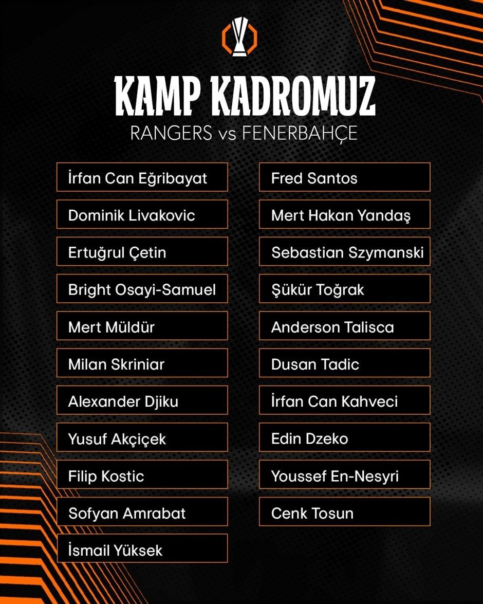 Fenerbahçe, Rangers ile Zorlu Bir Rövanş Maçına Çıkacak