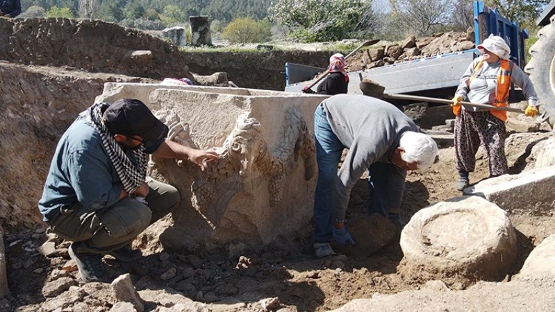 UNESCO Dünya Mirası Geçici Listesi’nde Yer Alan Stratonikeia’da Kazı ve Restorasyon Çalışmaları Aralıksız Sürüyor