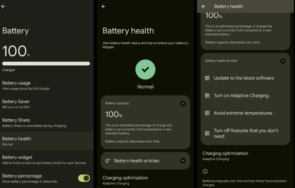 Google’dan Android Kullanıcılarını Sevindirecek Yeni Pil Sağlığı Özelliği