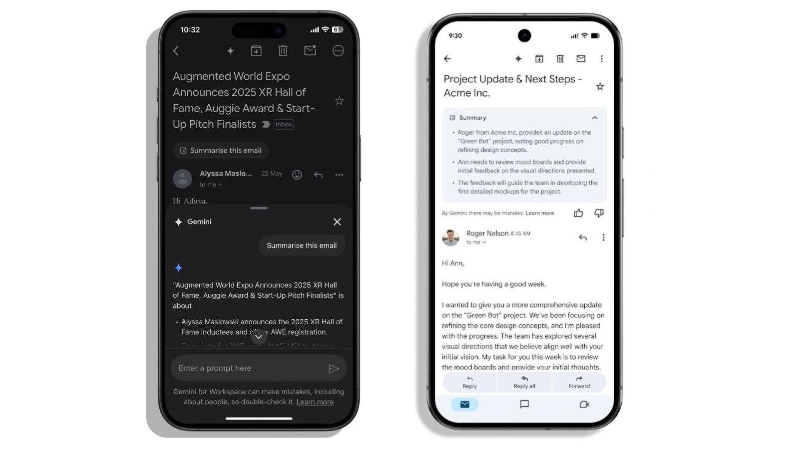 Gmail’e Yepyeni Bir Soluk: Gemini Özet Kartları