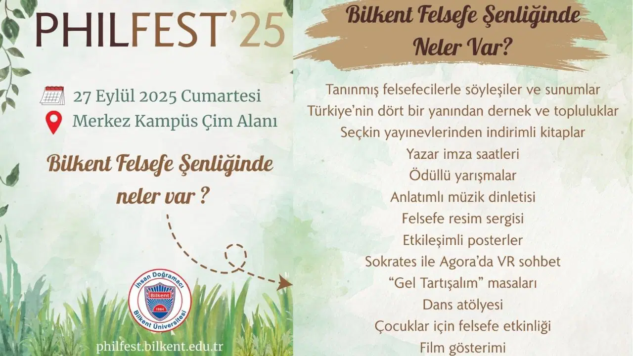 Bilkent’te Felsefe Şenliği: Zihnin Ufuklarını Aydınlatan Entelektüel Bir Yolculuk