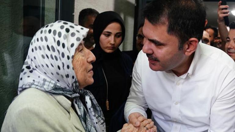 Bakan Kurum'dan Depremzede Aileye Ziyaret: Bu Mücadeleyi Beraber Sürdüreceğiz
