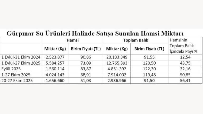 Esnaf ve Vatandaş Ucuz Hamsiyle Pazar Keyfi: Ekonomi Günlük Yüzünü Güldürdü