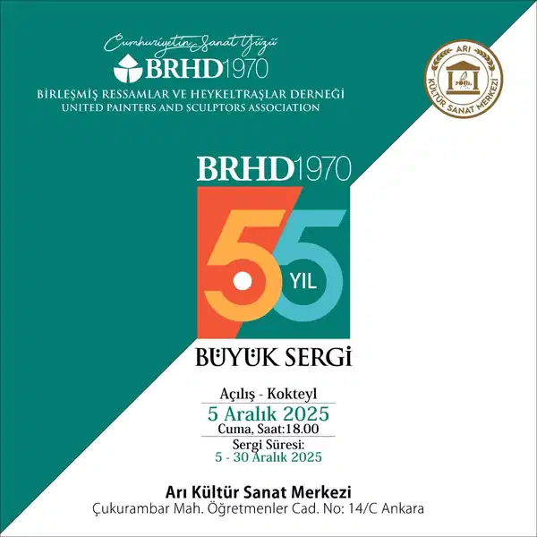BRHD’nin 55. Yıl Büyük Sergisi: Arı Kültür Sanat Merkezi’nde Aydınlatan Bir Vefanın Anlatımı
