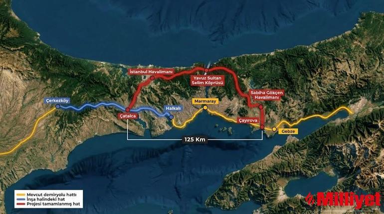 İstanbula Mega Demiryolu Geliyor: Projenin Geçeceği İlçeler ve Ayrıntılar