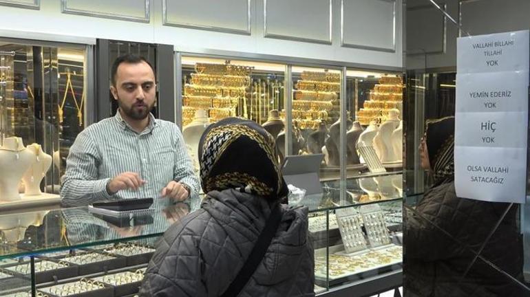 Altın İçin Gitti Şaşırtan Yazı Kuyumcuda: Vallahi Billahi Yok