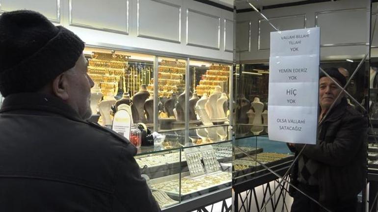 Altın İçin Gitti Şaşırtan Yazı Kuyumcuda: Vallahi Billahi Yok