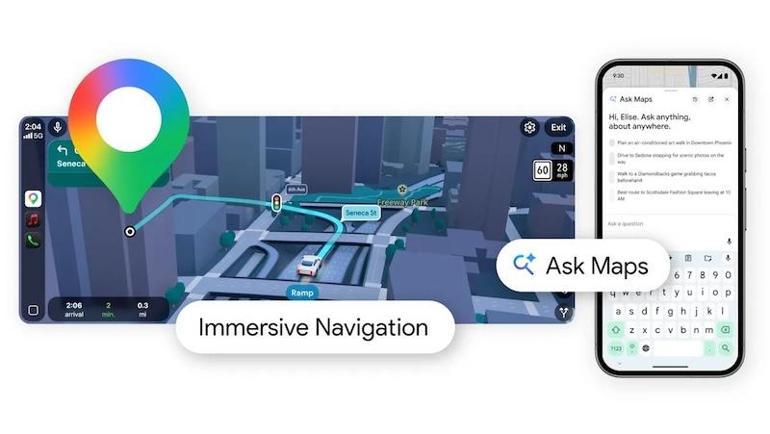 Google Haritalar 10 Yılda Değişiyor: 3D Harita ve Yapay Zeka Destekli Dönüşüm