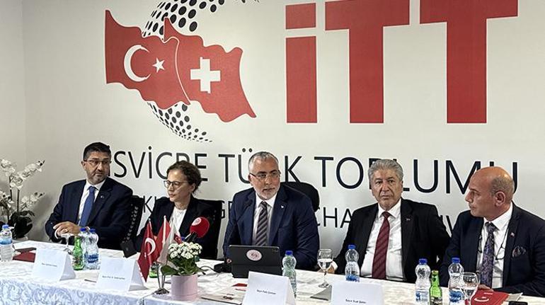 Bakan Işıkhan Zürih’te Türk Vatandaşları ve STK Temsilcileriyle Görüştü