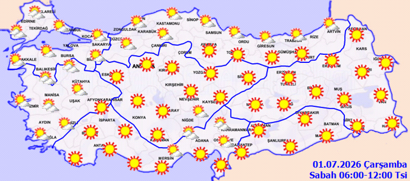 Türkiye Sıcak Havanın Etkisi Altında: Termometreler 40 Dereceyi Geçecek